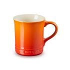 image shows Le Creuset Vancouver 14oz Mug | Flame  against a blank, white background
 Image