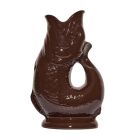 image shows Wade Ceramics Extra Large Gluggle Jug | Cocoa against a blank, white background Image