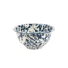 Crow Canyon 14oz Small Footed Bowl Navy and Cream Splatter 06192026 Image