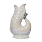   image shows Wade Ceramics Extra Large Gluggle Jug | Oyster Lustre against a blank, white background Image