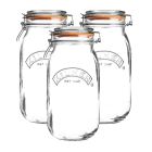 Kilner 68oz Round Clip Top Jars | Set of 3 Image