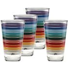 image shows Fiesta&reg; 16oz Cooler Glasses (Set of 4) | All Colors Stripe  against a blank, white background Image
