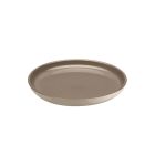 image shows Emile Henry Everyday 8" Salad/Dessert Plate | Flint/Ivory against a blank, white background Image