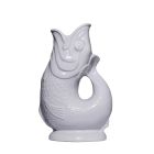 image shows Wade Ceramics Large Gluggle Jug | Oyster  against a blank, white background Image