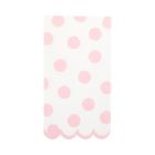 image shows My Mind's Eye 24-Piece Polka Dot Dinner Napkins | Pink  against a blank, white background Image