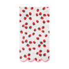 image shows My Mind's Eye 24-Pieces Strawberries Dinner Paper Napkins  against a blank, white background Image