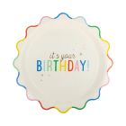  image shows My Mind's Eye 8-Piece Paper Plates | It's your Birthday against a blank, white background Image