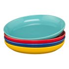 image shows Fiesta&reg; 4-Piece 10.375" Coupe Dinner Bowl Plate Set (40oz) | Vibrant  against a blank, white background Image