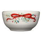 Fiesta 22oz Bistro Coupe Cereal Bowl Holly Berry Christmas Garland Image