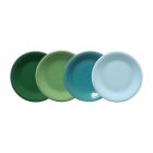 image shows Fiesta&reg; 4-Piece 7.25" Classic Rim Salad Plate Set | Aegean against a blank, white background Image
