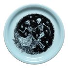 image shows Fiesta&reg; 9" Bistro Coupe Luncheon Plate | Skeleton Duet Sky against a blank, white background Image