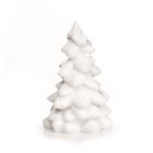 image shows Mosser Glass Holiday Collection 5.5" Tree Figurine | Milk  against a blank, white background Image