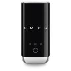 image shows SMEG Mini Milk Frother | Black  against a blank, white background Image