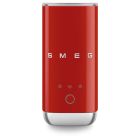 image shows SMEG Mini Milk Frother | Red  against a blank, white background Image