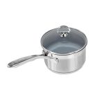 Chantal 21 Steel Induction Saucepan w/ Glass Lid - 2 Qt.