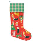 Danica Jubilee Reversible Christmas Stocking | Let It Meow Image