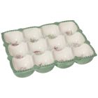 image shows Danica Heirloom Camellia Egg Holder | Sage against a blank, white background   Image