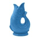 image shows Wade Ceramics Extra Large Gluggle Jug | Sea Blue against a blank, white background Image