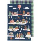 Candy Cane Lane Tea Towel  Wisconsin Historical Society Store