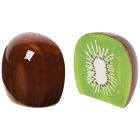 image shows Danica Jubilee Salt and Pepper Shaker (Set of 2) | Kiwi against a blank, white background   Image