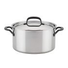 KitchenAid 8 Qt. Stainless Steel 5-Ply Stockpot with Lid
