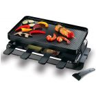 Swissmar Classic Raclette Grill - Black Housing & Non-Stick Grill Plate - 8 Person