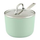 KitchenAid Hard Anodized Ceramic  3 Quart Covered Saucepan | Pistachio Image