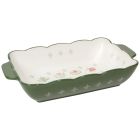 image shows Danica Heirloom Camellia 13" Baking Dish against a blank, white background Image
