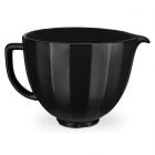 KitchenAid 5-Quart Patterned Ceramic Bowl for Tilt-Head Mixers | Black Shell