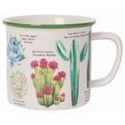 Now Designs 14oz Heritage Mug | Botanical Cacti