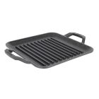 image shows Lodge Cast Iron 11" Chef Style Square Grill Pan against a blank, white background Image