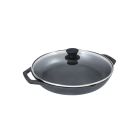 image shows Lodge Cast Iron 12" Everyday Chef Pan against a blank, white background Image