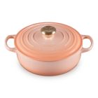 Le Creuset Signature 3.5 Quart Sauteuse  | Peche