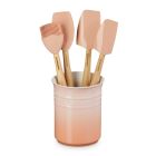 Le Creuset 5-Piece Craft Series Utensil Set with Crock (Peche) 