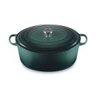 Le Creuset 15.5 Qt. Oval Signature Dutch Oven with Stainless Steel Knob (Artichaut) Image
