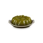 Le Creuset Pumpkin Covered Butter Dish - Olive Image