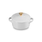 Holly Collection 8oz Mini Cocotte (White) | Le Creuset
