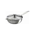 Le Creuset Saucier Chefs Pan - 3.5 Quart Tri-Ply Stainless Steel