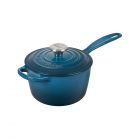 Le Creuset 1.75 Qt. Signature Saucepan with Stainless Steel Knob | Deep Teal