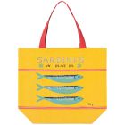 image shows Now Designs by Danica Sardine Tote Bag | Del Mar against a blank, white background   Image