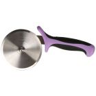 Mercer's (M18604PU) 4" Commercial Pizza Cutter w/ Purple Handle - From the Millennia™ Line