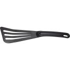 Mercer Culinary Hell's Tools High-Heat 12" Slotted Spatula | Black Image