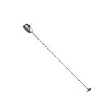 Mercer Barfly 15.75" Bar Spoon with Muddler | Gun Metal Black Image