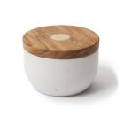 Berard Olive Wood Top Salt Keeper | White