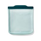 reusable silicone bag in Lagoon color Image