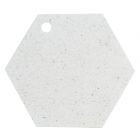 Elements Collection Terrazzo Stone Hexagon Serving Board by Typhoon