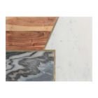 Typhoon | Elements Collection Rectangular Marble/Stone/Acacia Serving Board