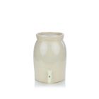 Martinez Pottery Hand Turned Stoneware Two Gallon Beverage Dispenser | Natural Image
