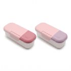 Melii Dip 2-Pack Snack & Dip Containers | Berry/Blush & Blush/Wisteria Image