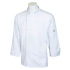 Mercer Millennia Cutlery: Small White Unisex Chef Coat/Chef Jacket for Food Industry Professionals, M60010WHS